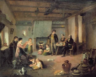 Die Familie des Malers in Masham