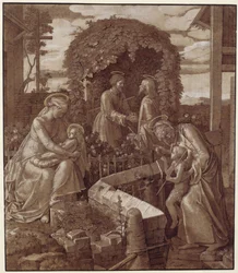 Besuch der Eltern des Johannes bei den Eltern Jesu