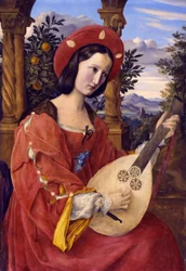 Lautenspielerin (Frau von Quandt)