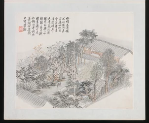 Zehn Orte im Zusammenhang mit Ruan Yuan, datiert 1883