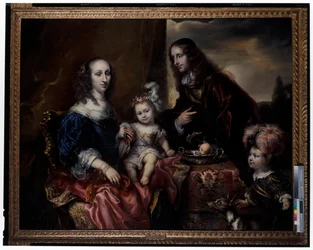 Porträt einer Familie, angeblich Colonel John Hutchinson und seine Familie