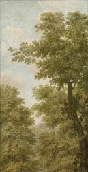 Drei Wandbehänge mit einer holländischen Landschaft