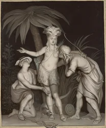 Allegorie auf den Handel mit Amerika