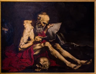 Der heilige Hieronymus beim Lesen