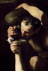 Der betrunkene Silen (Detail)