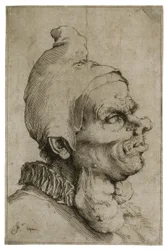 Großer grotesker Kopf