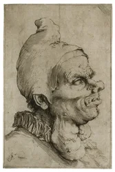 Großer grotesker Kopf, ca. 1622
