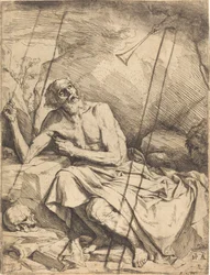 Der heilige Hieronymus hört die Posaune des Jüngsten Gerichts