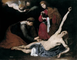 San Sebastián geheilt von den Heiligen Frauen