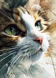 Neugierige Katzenaugen