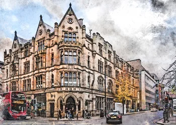 Historische Ecke von Manchester