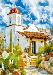 Ruhige Adobe-Mission
