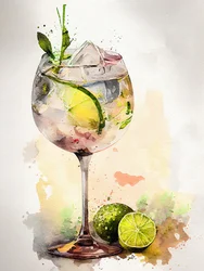 Aquarell Gin Tonic