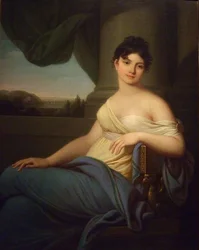 Porträt von Maria Antonovna Naryshkina, 1807