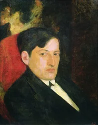 Porträt von D. Schewardnadse, 1921