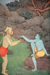 Rama sendet seinen Siegelring an Sita, 1913
