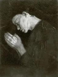 Betendes Mädchen