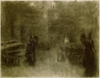 Käthe Kollwitz, Szene aus Germinal