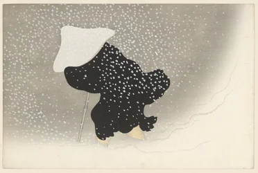 Wirbelnder Schnee
