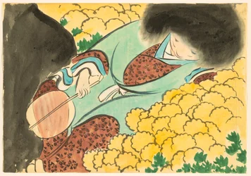 Blumen von hundert Welten (Momoyogusa): Chrysanthemenjunge (Kikujidō)