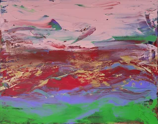 Lebendige Abstrakte Landschaft