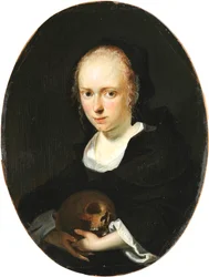 Porträt von Cornelia Bouwers, der Frau des Künstlers