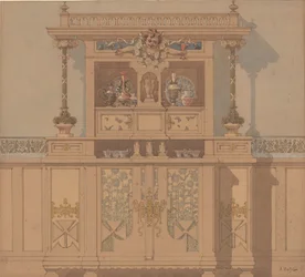 Entwurf für einen Schrank