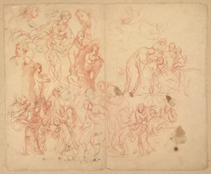Figurenstudien (recto); Figurenstudien (verso)