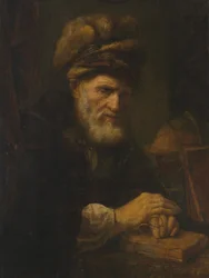 Ein alter Mann mit Pelzmütze, 1650-60
