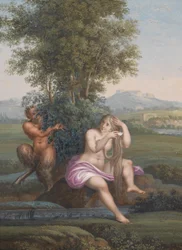 Bachnymphe und Faun