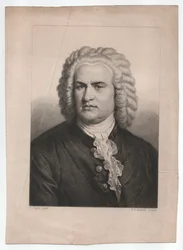 Johann Sebastian Bach (1685-1750) (ca. 1850, Gravur)