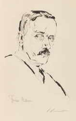 Porträt von Thomas Mann 1875-1955, 1924