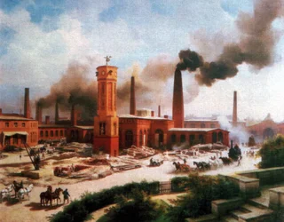 Borsigs Maschinenbau-Anstalt in Berlin