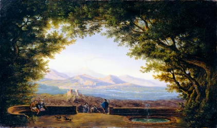 Altan mit weitem Fernblick (Kopie nach Karl Friedrich Schinkel)