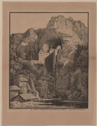 Das Schloss Predjama in Krain