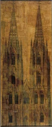 Köln. Dom. Aufriss der Westfassade