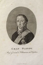 Porträt von Graf Matwei Iwanowitsch Platow 1757-1818