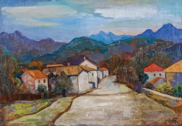 Dorfstraße im Tessin
