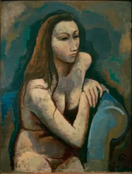 Mädchen im blauen Sessel
