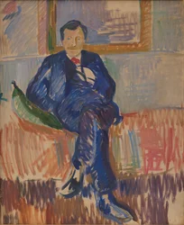 Porträt des Malers Karl Schou