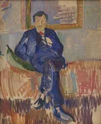 Porträt des Malers Karl Schou