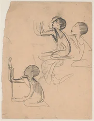 Studien zu "Junge, der pflanzt" ("Hoppat")
