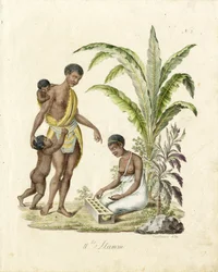 Afrikanische Familie