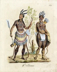 Nordamerikanische Indianer (Druck)