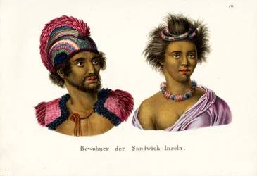 Menschen von Hawaii, 1824