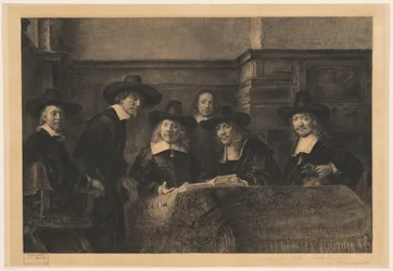 Die Staalmeesters, nach Rembrandt