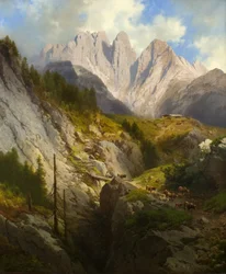 Bergszene in Tirol