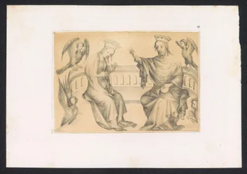 Krönung Mariens. Entwürfe und Studien eines niederländischen Meisters aus dem 15. Jahrhundert. Nach den in der Königlichen Bibliothek zu Berlin aufbewahrten Originalen (Serientitel)