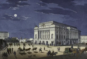 Das Alexandrinsky-Theater in Sankt Petersburg, erste Hälfte des 19. Jahrhunderts