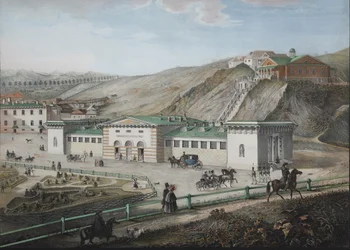 Die kaukasischen Mineralquellen, Mitte des 19. Jahrhunderts